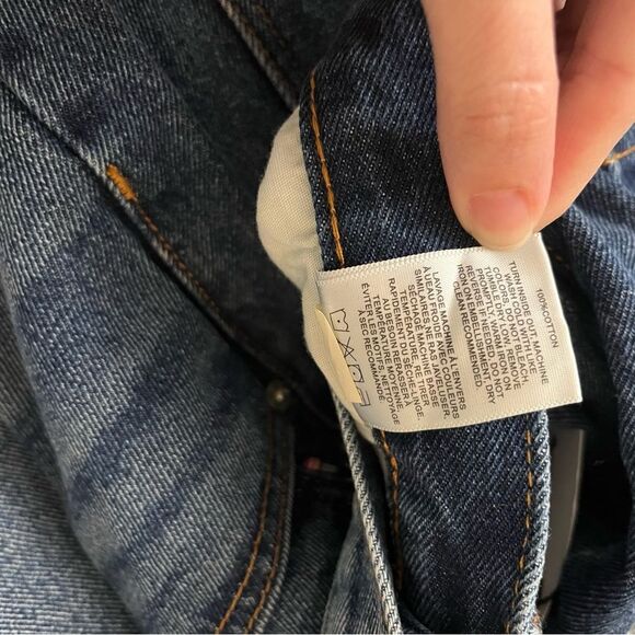 Vigoss Royce / Stitch Fix Jeans Size 25 Blue Denim 70's Wide Leg NWT - Picture 11 of 12